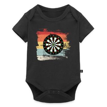 Fléchettes Vintage Dart Sport Arrow Gift - Body à manches courtes Premium Bébé - noir - Devant