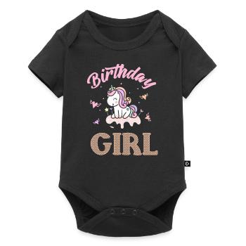 Birthday Girl Birthday Girl Birthday Party - Baby Premium short-sleeve bodysuit - black - Front