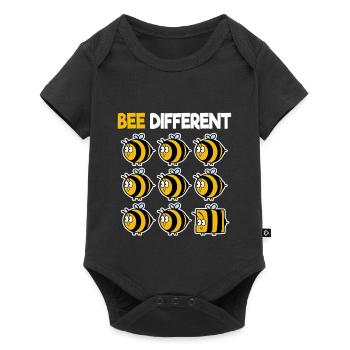 Bee Different abeille miel individuel - Body à manches courtes Premium Bébé - noir - Devant