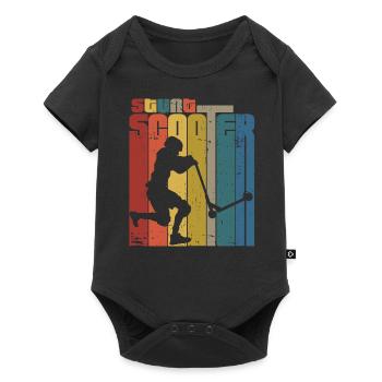Scooter - Baby Premium short-sleeve bodysuit - black - Front