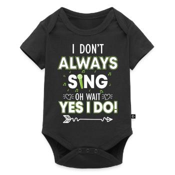 Music Choir Musicians - Baby Premium short-sleeve bodysuit - black - Front