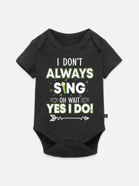 Musik Chor Musiker - Baby Premium Kurzarmbody - Schwarz