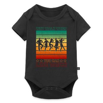Ballet Ballerine Pole Dancer Line Dance Tap Dance - Body à manches courtes Premium Bébé - noir - Devant