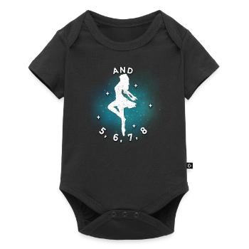 Ballet Ballerine Pole Dancer Line Dance Tap Dance - Body à manches courtes Premium Bébé - noir - Devant