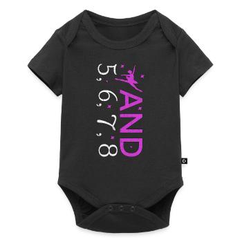 Ballet Ballerine Pole Dancer Line Dance Tap Dance - Body à manches courtes Premium Bébé - noir - Devant