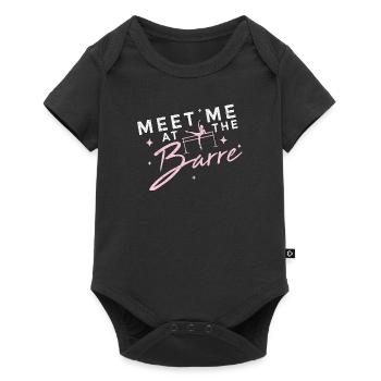 Ballet Ballerine Pole Dancer Line Dance Tap Dance - Body à manches courtes Premium Bébé - noir - Devant