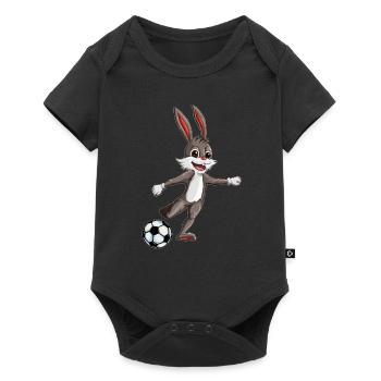 Rabbits Football Fan Football Outfit Recreational Sports - Baby Premium short-sleeve bodysuit - black - Front