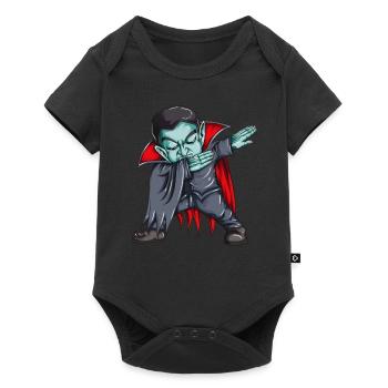Soirée film d’horreur Dracula Vampire fait Dab Kids - Body à manches courtes Premium Bébé - noir - Devant