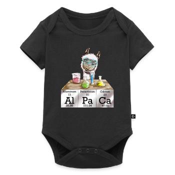 Mignon mignon Alpaga Chemicals Al Pa Ca Lala - Body à manches courtes Premium Bébé - noir - Devant