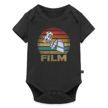 Movie Film Roll Cinema Retro Sunset - Baby Premium short-sleeve bodysuit - black - Front