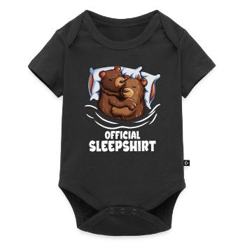 Official Sleepshirt Bear Couple Bear Mom Baby - Baby Premium short-sleeve bodysuit - black - Front