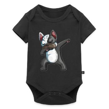 Dabbing French Bulldog Dogs Dab Pet - Baby Premium short-sleeve bodysuit - black - Front