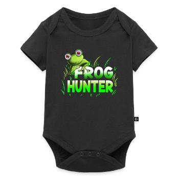 Toads Frogs Tadpole Frog Hunter Chemise Enfant - Body à manches courtes Premium Bébé - noir - Devant