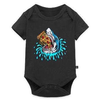Pizza Costume Pizza Fan Hai mange Pizza Pizza Cuisson - Body à manches courtes Premium Bébé - noir - Devant