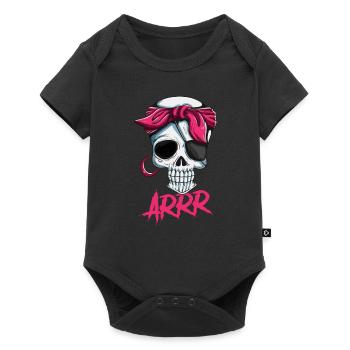 Pirate Family Mama Woman Girl Pirate Costume Outfit - Baby Premium short-sleeve bodysuit - black - Front