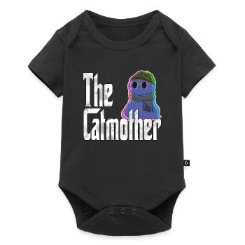 Cat Mom The Catmother Crazy Cat Mother Kitty Mommy - Baby Premium short-sleeve bodysuit - black - Front