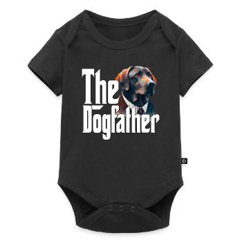 Labrador Retriever Dog Dad Dogfather Dogs Daddy Fa - Baby Premium short-sleeve bodysuit - black - Front