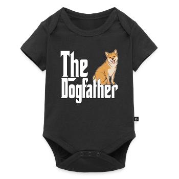 Shiba Inu Chien Papa Chien Père Chiens Papa Père Rott - Body à manches courtes Premium Bébé - noir - Devant