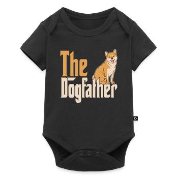 Shiba Inu Chien Papa Chien Père Chiens Papa Père Rott - Body à manches courtes Premium Bébé - noir - Devant