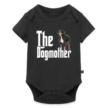 Chien de montagne suisse Maman Chienne Chienne Chiens Maman - Body à manches courtes Premium Bébé - noir - Devant
