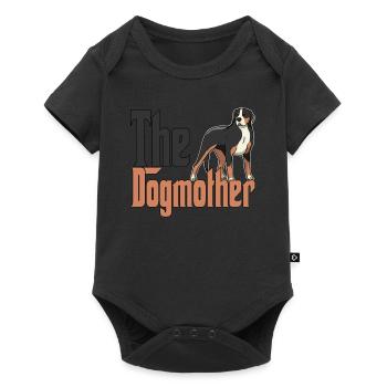 Chien de montagne suisse Maman Chienne Chienne Chiens Maman - Body à manches courtes Premium Bébé - noir - Devant
