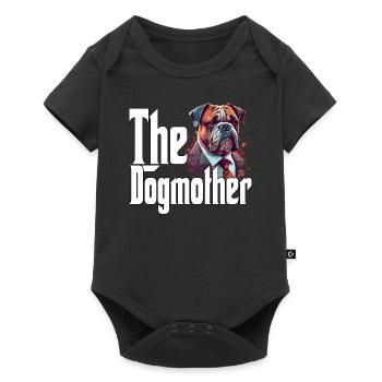 Bulldog Dog Mom Dogmother Dogs Mommy - Baby Premium short-sleeve bodysuit - black - Front