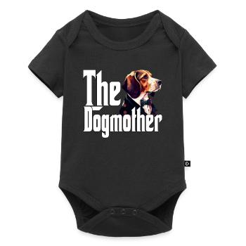 Beagle Dog Mom Dogmother Dogs Mommy - Baby Premium Kurzarmbody - Schwarz - Vorne