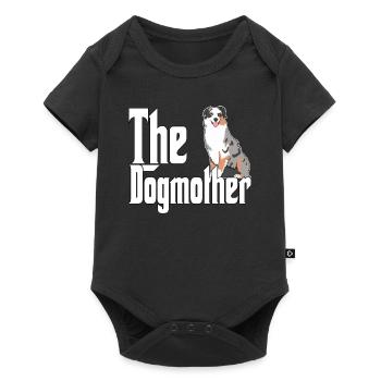 Berger Australien Chien Maman Chienne Chiens Maman - Body à manches courtes Premium Bébé - noir - Devant