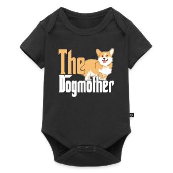 Corgi Dog Mom Dogmother Dogs Mommy - Baby Premium short-sleeve bodysuit - black - Front