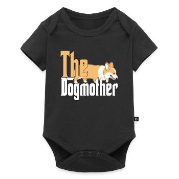 Corgi Dog Mom Dogmother Dogs Mommy - Baby Premium short-sleeve bodysuit - black - Front