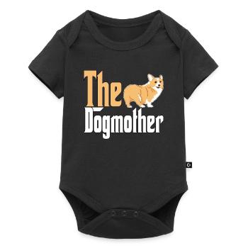 Corgi Dog Mom Dogmother Dogs Mommy - Baby Premium short-sleeve bodysuit - black - Front