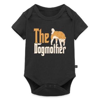 Akita Chien Maman Chienne Chiens Maman - Body à manches courtes Premium Bébé - noir - Devant