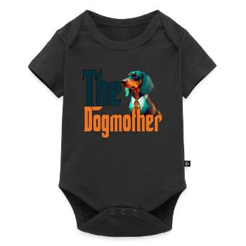 Teckel Chien Maman Chienne Chiens Maman Rottie - Body à manches courtes Premium Bébé - noir - Devant