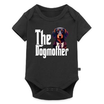 Teckel Chien Maman Chienne Chiens Maman Rottie - Body à manches courtes Premium Bébé - noir - Devant