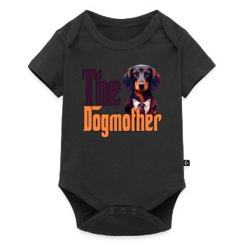 Teckel Chien Maman Chienne Chiens Maman Rottie - Body à manches courtes Premium Bébé - noir - Devant