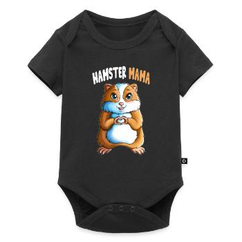 World's best Hamster Mom Hamster Lover Animals - Baby Premium short-sleeve bodysuit - black - Front