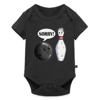 Bowling Ball Sorry Funny Bowler Bowling Outfit - Baby Premium short-sleeve bodysuit - black - Front