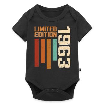 Vintage 1963 Retro 1963 Birthday Gift - Baby Premium short-sleeve bodysuit - black - Front