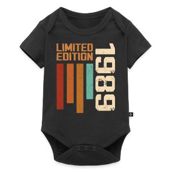 Vintage 1989 Retro 1989 Birthday Gift - Baby Premium short-sleeve bodysuit - black - Front