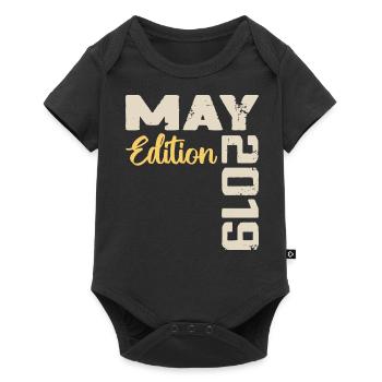 May 2019 Birthday May 2019 Gift May 2019 May - Baby Premium short-sleeve bodysuit - black - Front
