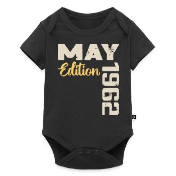 Mai 1962 Anniversaire Mai 1962 Cadeau Mai 1962 Mai - Body à manches courtes Premium Bébé - noir - Devant