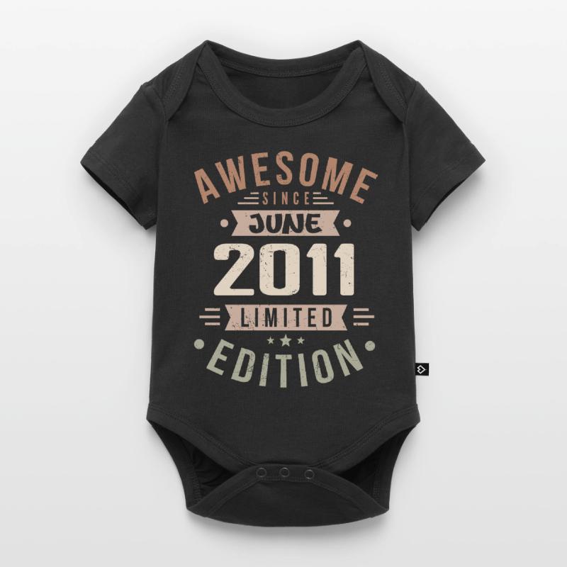 Juni 2011 Geburtstag Juni 2011 Geschenk Juni 2011 Baby Premium Kurzarmbody