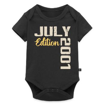 Juillet 2001 Chemise D’anniversaire Juillet 2001 - Body à manches courtes Premium Bébé - noir - Devant