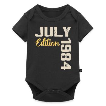 Juillet 1984 Chemise D’anniversaire Juillet 1984 - Body à manches courtes Premium Bébé - noir - Devant
