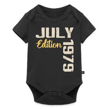 Juillet 1979 Chemise D’anniversaire Juillet 1979 - Body à manches courtes Premium Bébé - noir - Devant