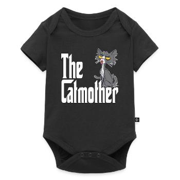 Maman chat La mère chat folle Chat Mère Kitty Maman - Body à manches courtes Premium Bébé - noir - Devant
