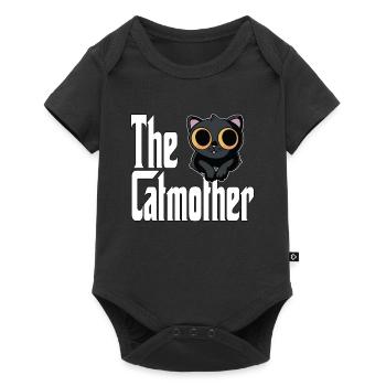 Maman chat La mère chat folle Chat Mère Kitty Maman - Body à manches courtes Premium Bébé - noir - Devant