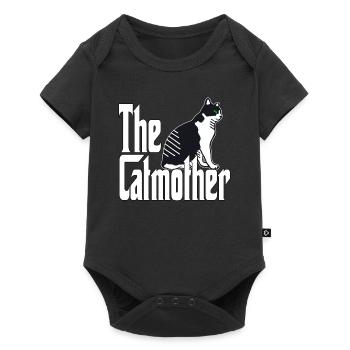 Maman chat La mère chat folle Chat Mère Kitty Maman - Body à manches courtes Premium Bébé - noir - Devant