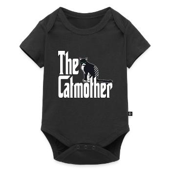 Maman chat La mère chat folle Chat Mère Kitty Maman - Body à manches courtes Premium Bébé - noir - Devant