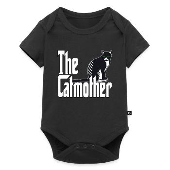 Maman chat La mère chat folle Chat Mère Kitty Maman - Body à manches courtes Premium Bébé - noir - Devant